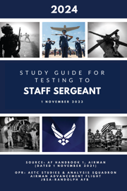2024 Air Force Study Guide for Promotion to Staff Sergeant